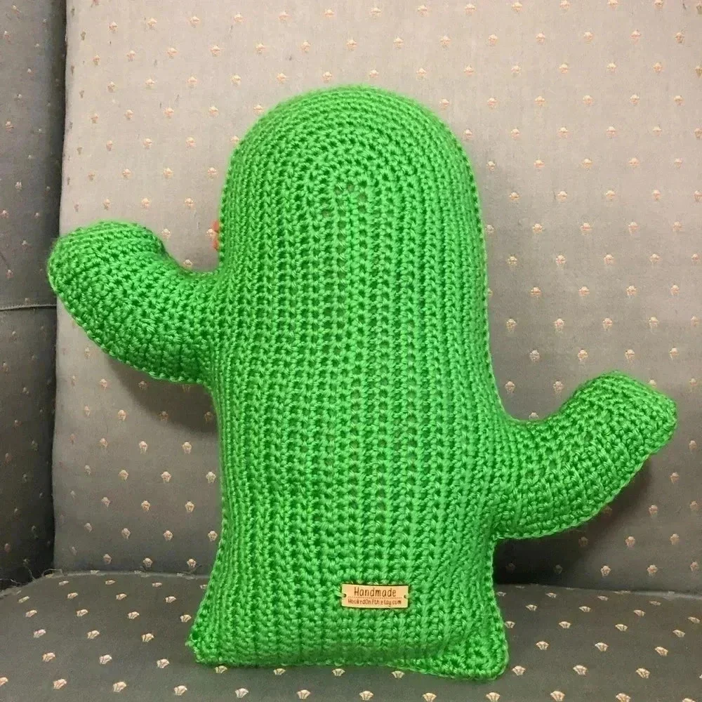 Cactus Pillow for‎ boho home decor nursery dorm